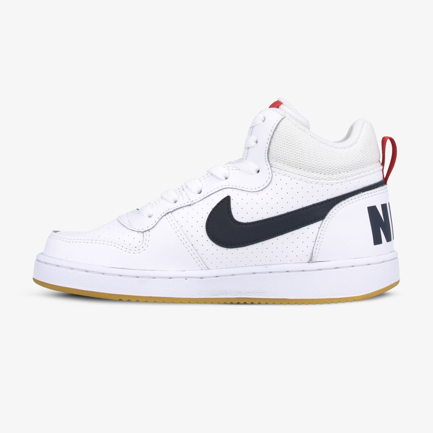 Buty dziecięce NIKE COURT BOROUGH MID (GS) 839977-107 kolor biały