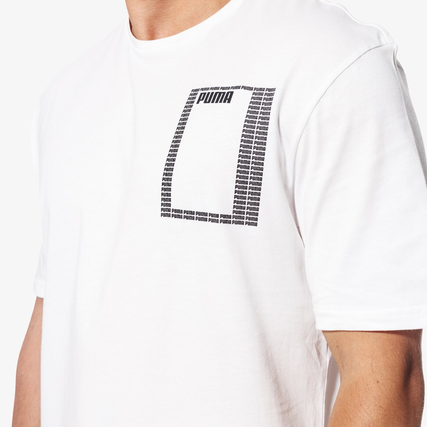 Koszulka męska PUMA T-SHIRT SS SUMMER REBEL 85010302 kolor biały