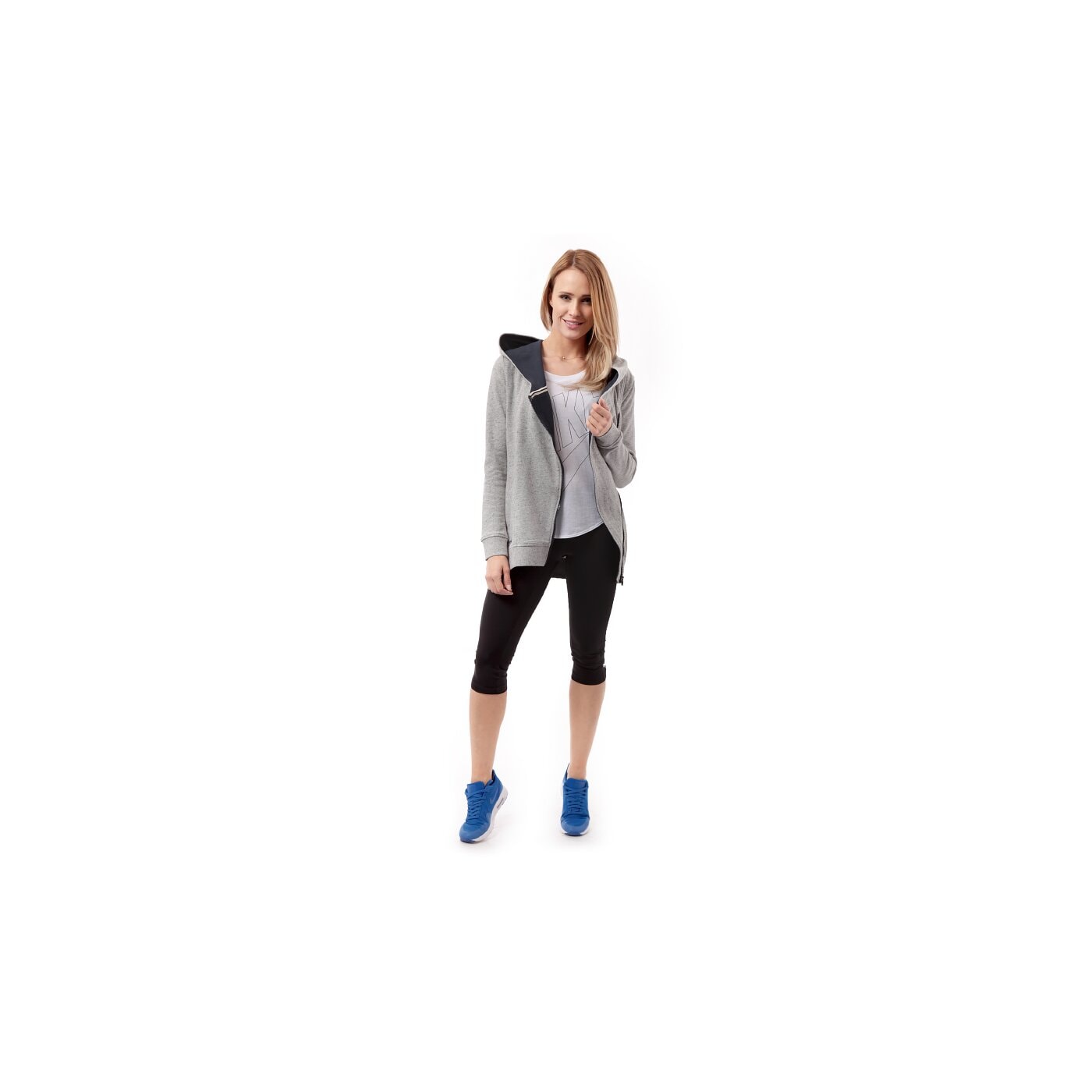 Bluza damska CONFRONT BLUZA BCAFE cfv15bld01002 kolor szary