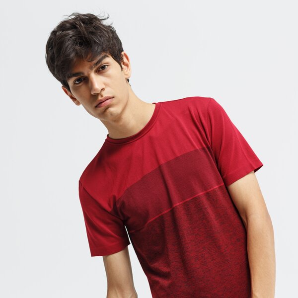 Koszulka męska LOTTO T-SHIRT SS VABENE SML 211430-26l kolor czerwony