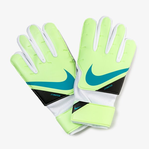 Dziecięce NIKE RĘKAWICE PIŁKARSKIE JR. GOALKEEPER MATCH cq7795-345 kolor zielony