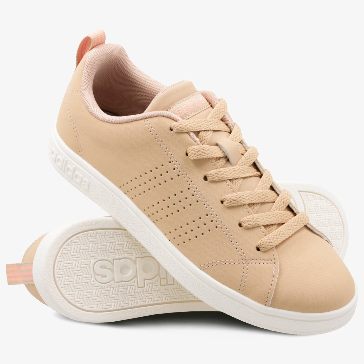 Buty sportowe damskie ADIDAS VS ADVANTAGE CL f34441 kolor beżowy
