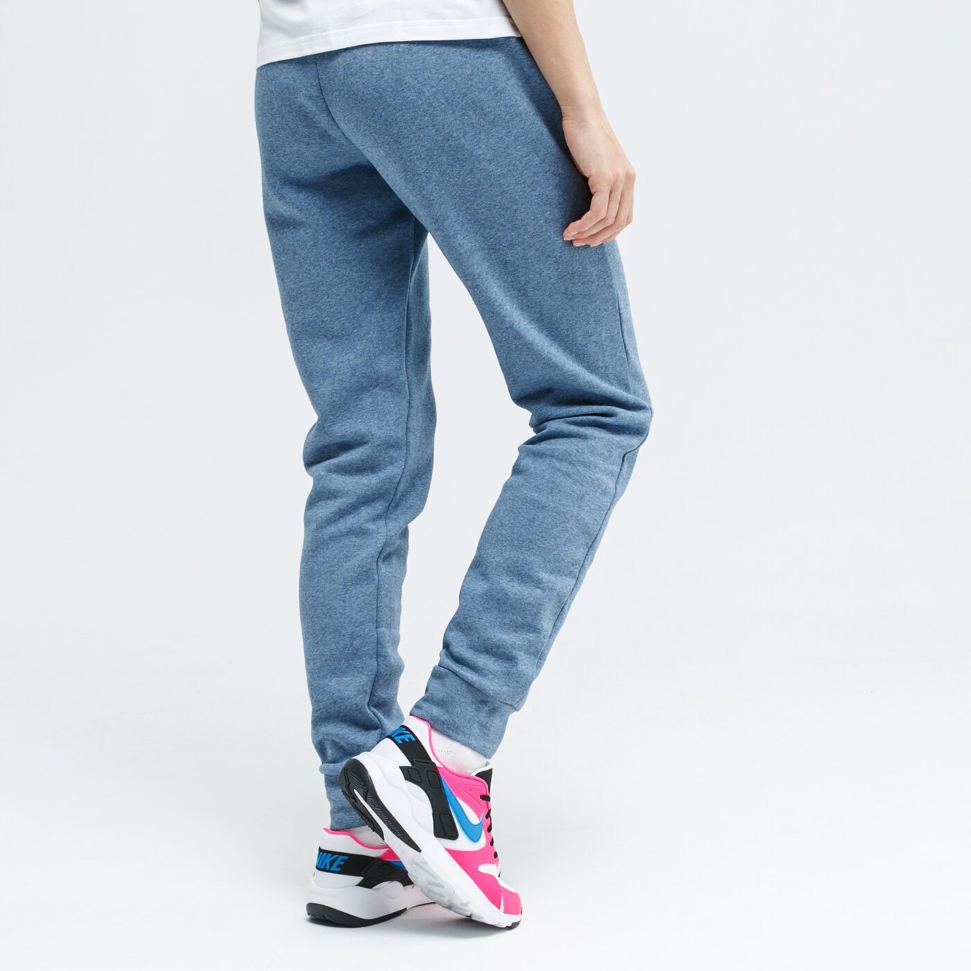 Spodnie dresowe damskie ADIDAS SPODNIE W E LIN FL ei0672 kolor niebieski