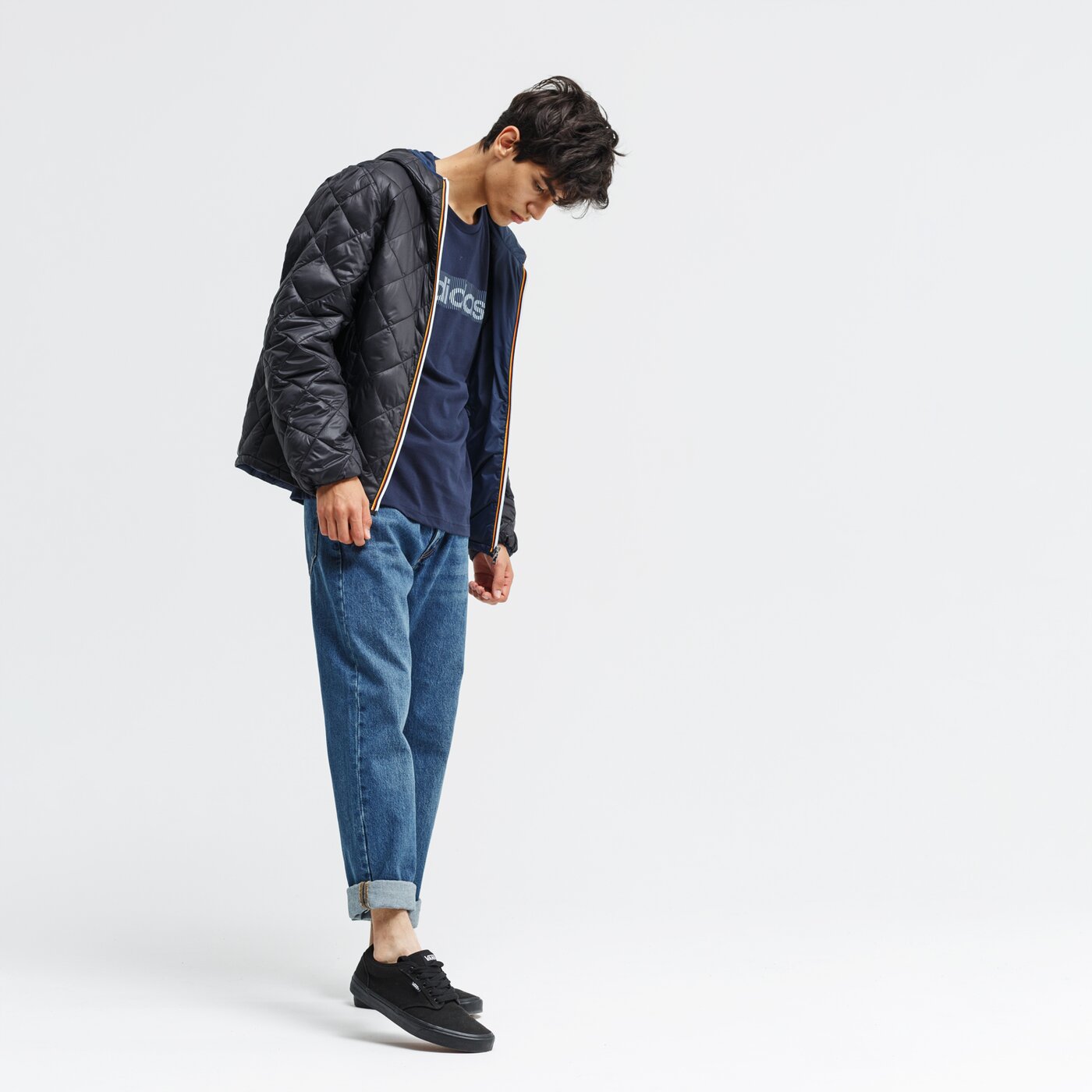 Koszulka męska ADIDAS T-SHIRT SS M PREM PRNT T ei4616 kolor granatowy