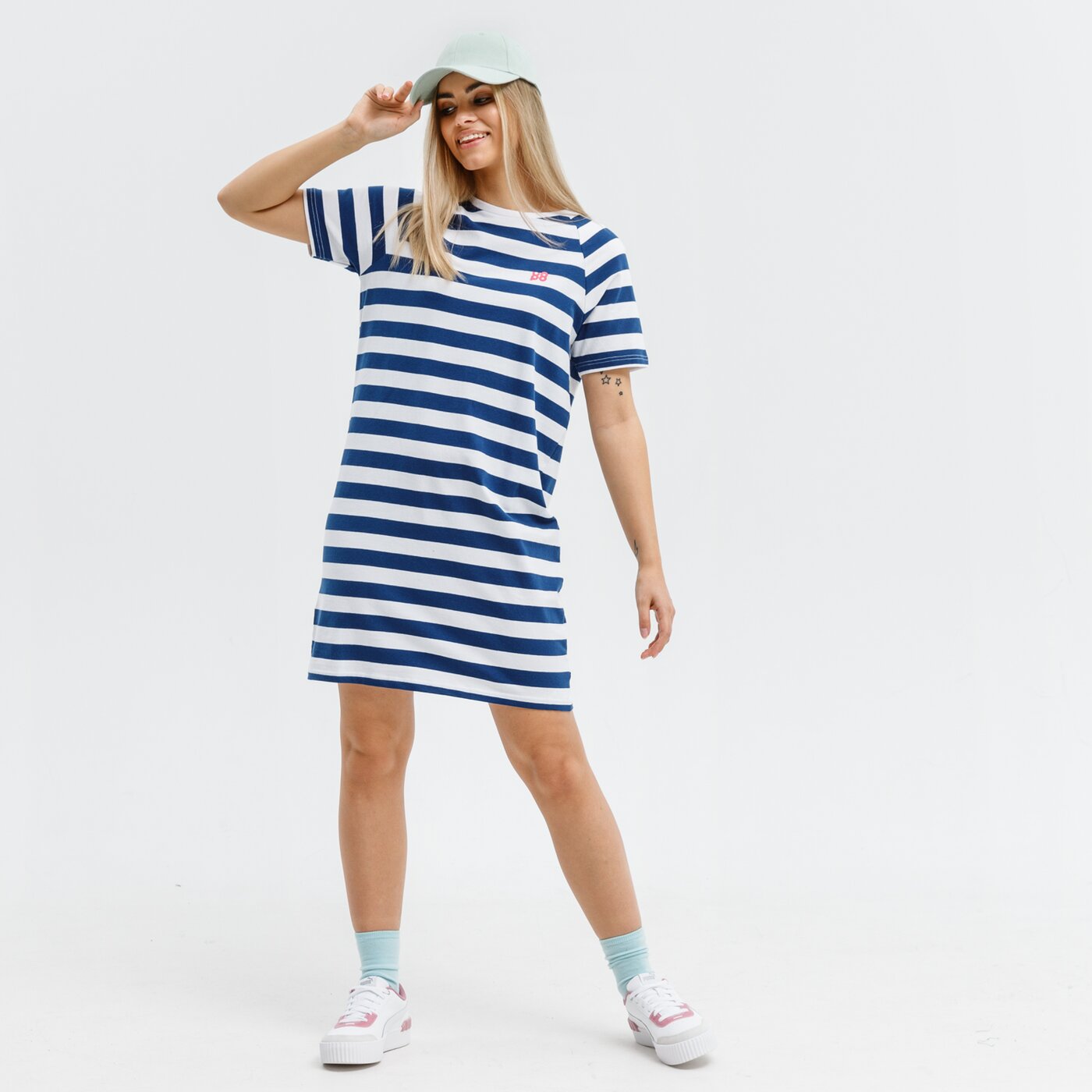 Sukienka damska UP8 SUKIENKA BONAIRE up121sud04002 kolor granatowy