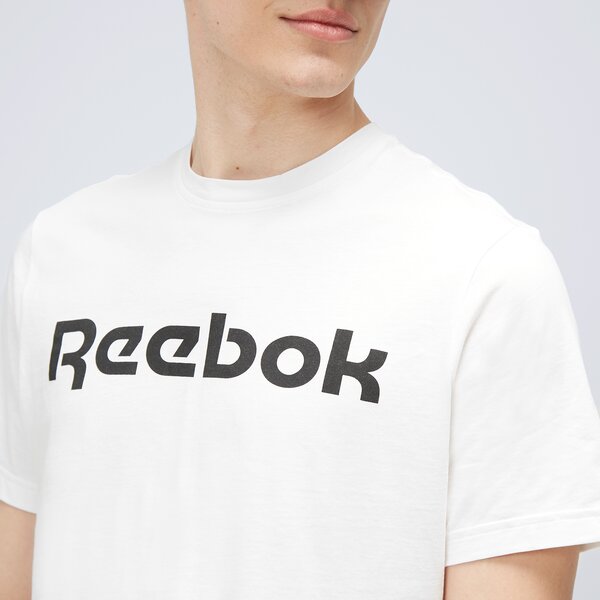 Koszulka męska REEBOK T-SHIRT GS REEBOK LINEAR READ fp9163 kolor biały