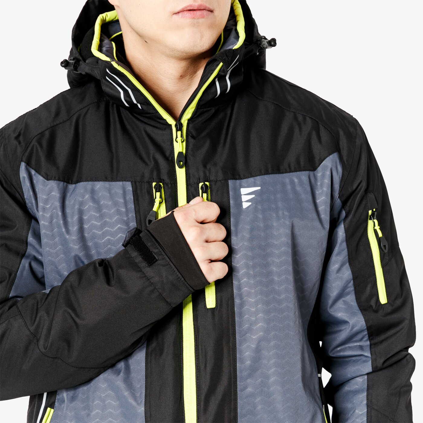 Kurtka zimowa męska FEEWEAR KURTKA NARCIARSKA SNOWFALL fw38kum50001 kolor czarny