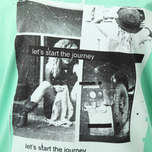 Koszulka damska CONFRONT  T-SHIRT ADA cf14tsd06002 kolor zielony