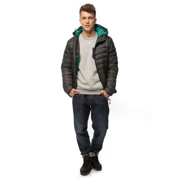 Kurtka zimowa męska LOTTO KURTKA KRATOO lo35kum18001 kolor zielony