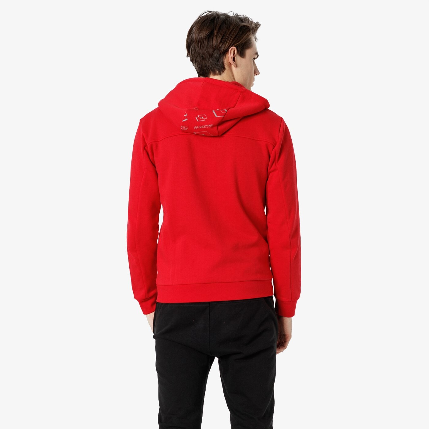 Bluza męska LOTTO BLUZA GROSSETO lo19blm19001 kolor czerwony