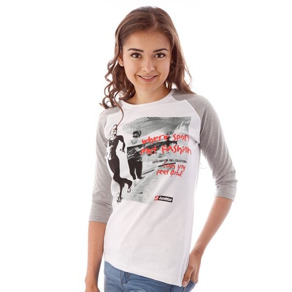 Koszulka damska LOTTO T-SHIRT BANKA lo33tsd09010 kolor biały