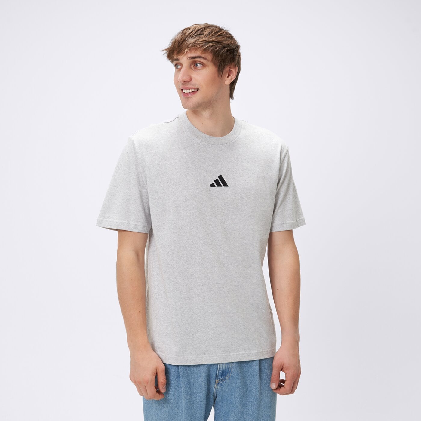 Koszulka męska ADIDAS T-SHIRT M SL SJ T jf1100 kolor szary