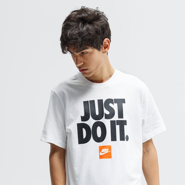 Koszulka męska NIKE T-SHIRT SS M NSW SS JDI 3 bv7662-100 kolor biały