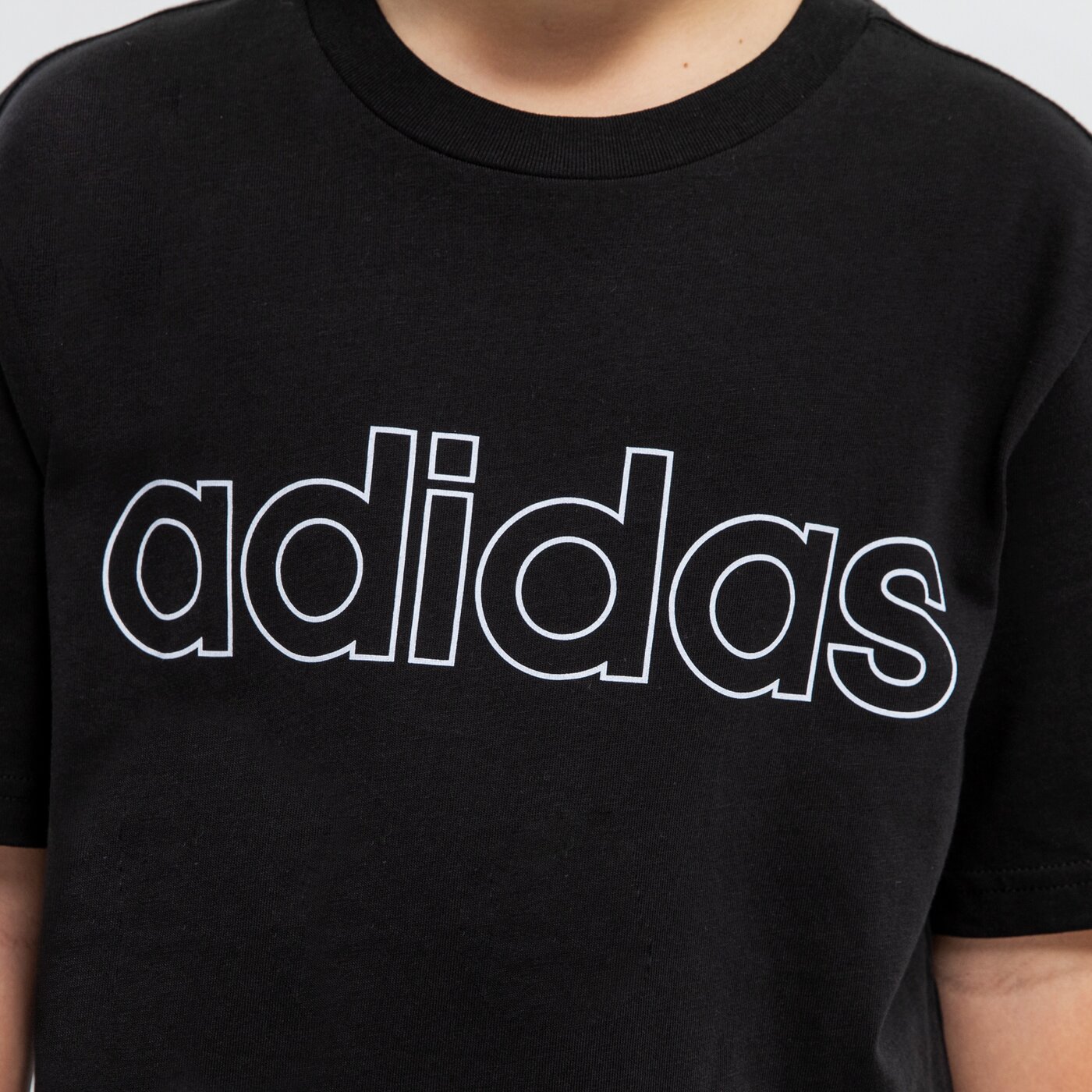 Koszulka dziecięca ADIDAS T-SHIRT SS B LIN T BOY gn4006 kolor czarny