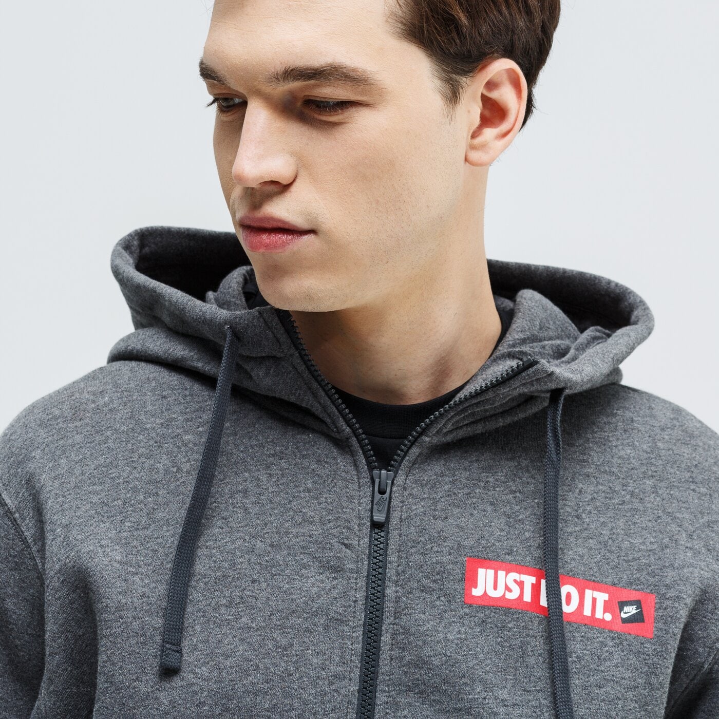 Bluza męska NIKE BLUZA M NSW JDI FZ FLC BSTR bv5068-071 kolor szary