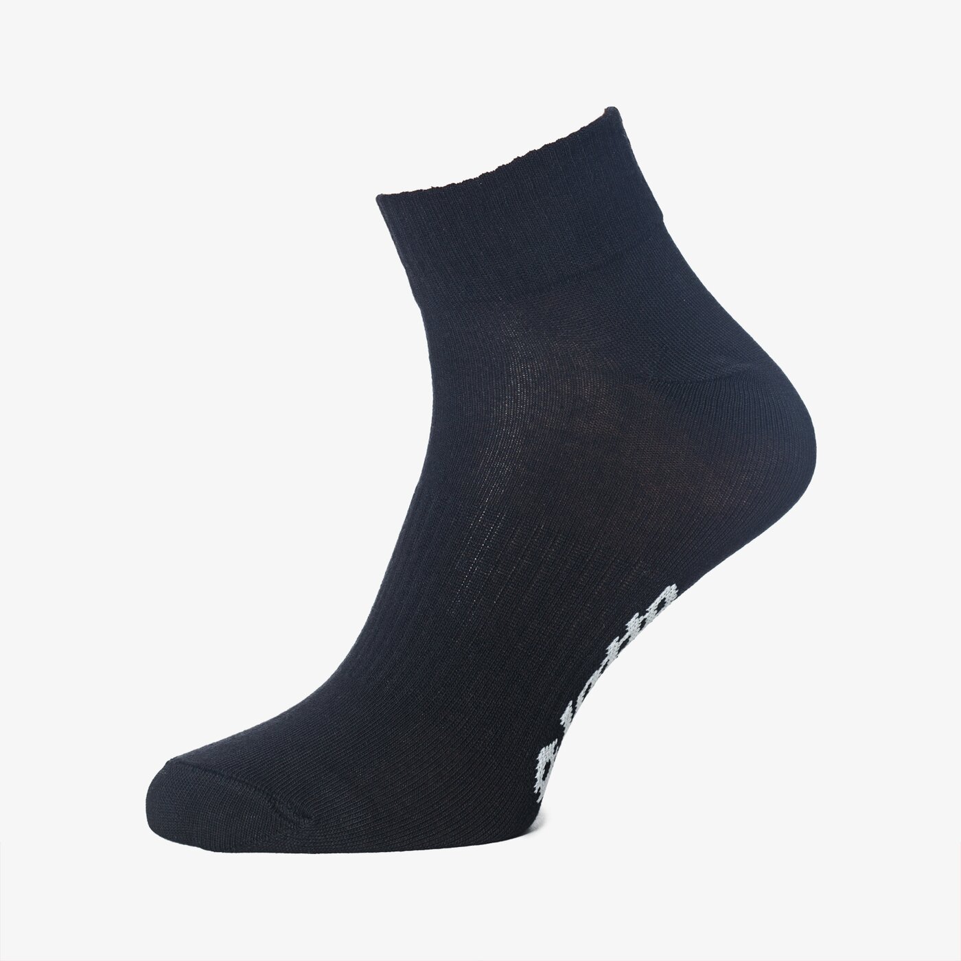 Skarpetki damskie LOTTO SKARPETY QUARTER 3PK BLK lo18mz100101 kolor czarny