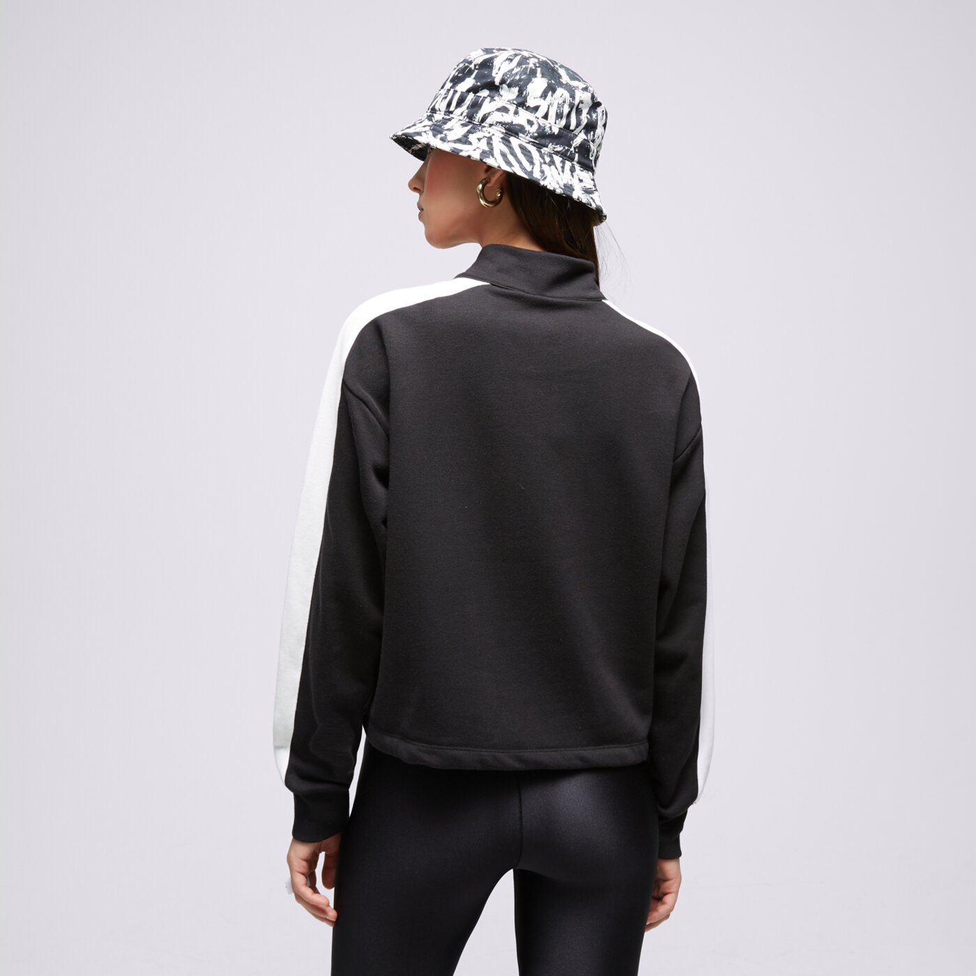 Bluza damska CHAMPION BLUZA ROZPINANA HALF ZIP SWEATSHIRT 116224kk001 kolor czarny