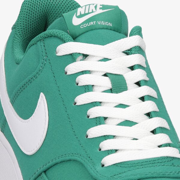 Buty sportowe męskie NIKE COURT VISION LOW CANVAS db7779-300 kolor zielony