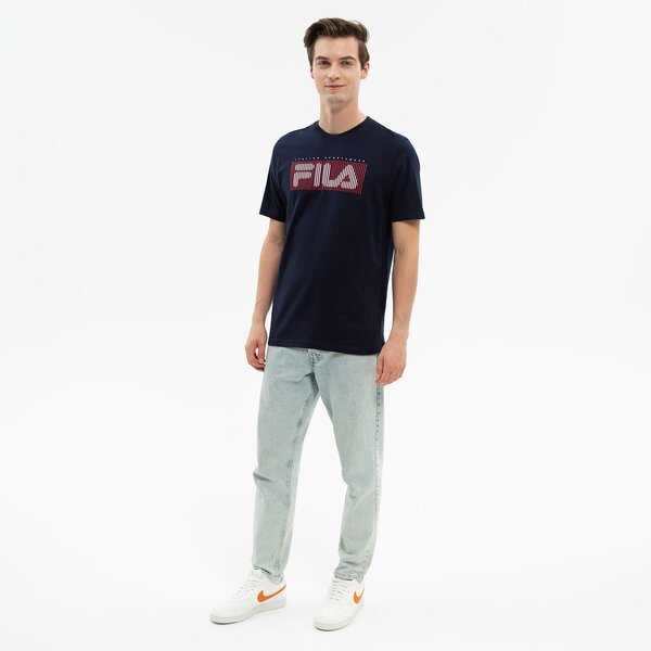 Koszulka męska FILA T-SHIRT DRU fw22spm032410 kolor granatowy