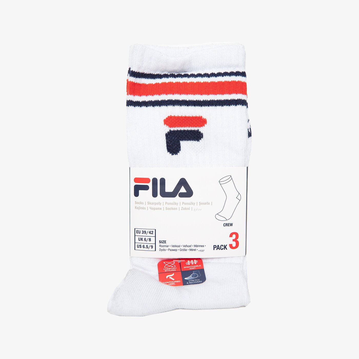 Skarpetki damskie FILA SKARPETY SHANE 3 PAK ss23mig201100 kolor biały