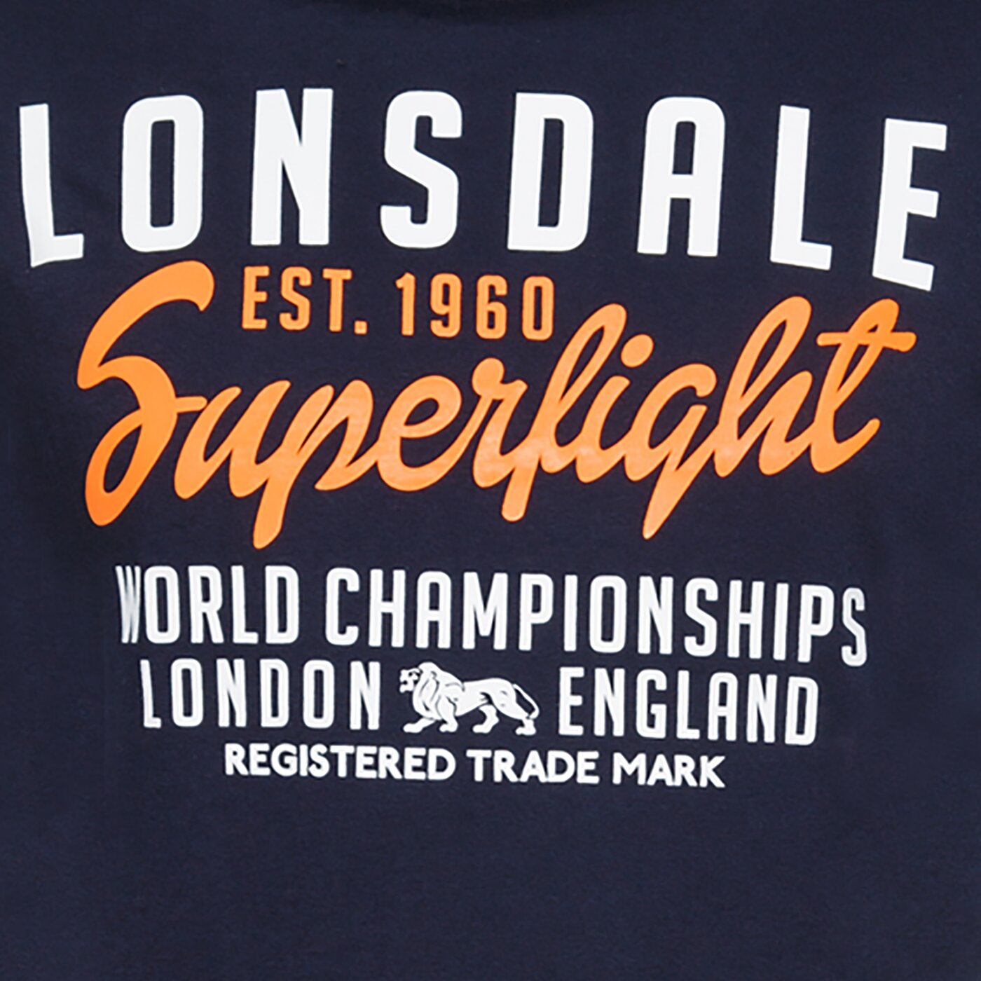 Koszulka męska LONSDALE T-SHIRT BREDON 115068-3076 kolor granatowy