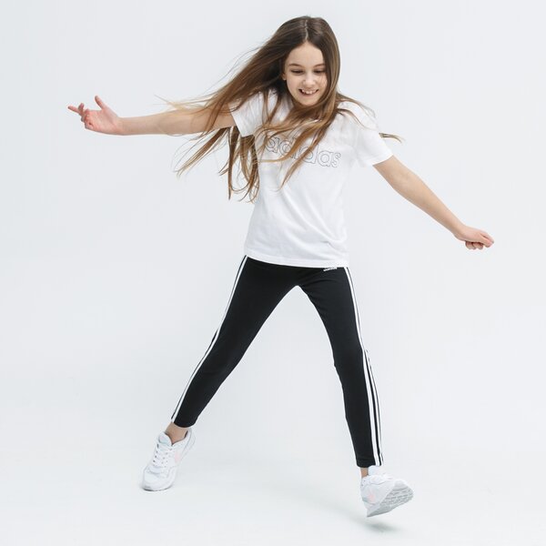 Koszulka dziecięca ADIDAS T-SHIRT SS G LIN T GIRL gn4045 kolor biały