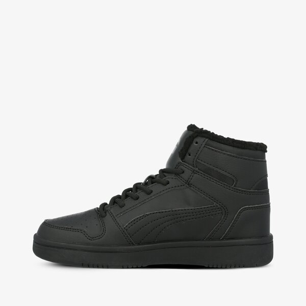 Buty dziecięce PUMA REBOUND LAYUP SL FUR JR 371238 01 kolor czarny