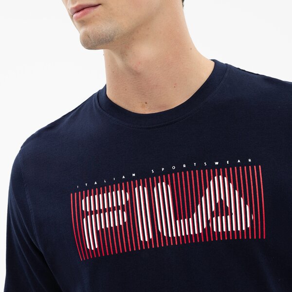 Koszulka męska FILA T-SHIRT DRU fw22spm032410 kolor granatowy