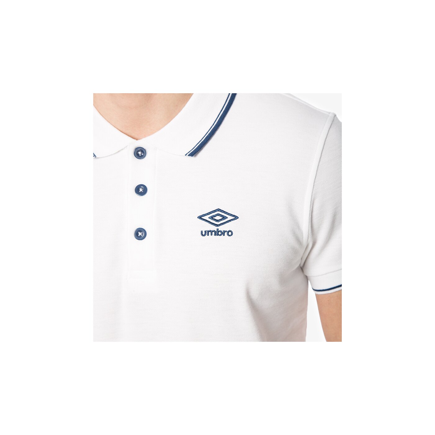 Koszulka polo męska UMBRO POLO DIEGO M ul16pom06002 kolor biały