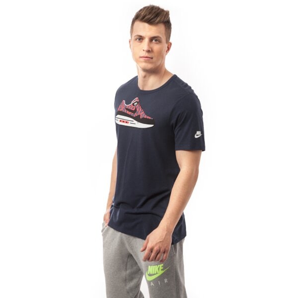 Koszulka męska NIKE T-SHIRT TEE-AIR MAX 644166451 kolor granatowy