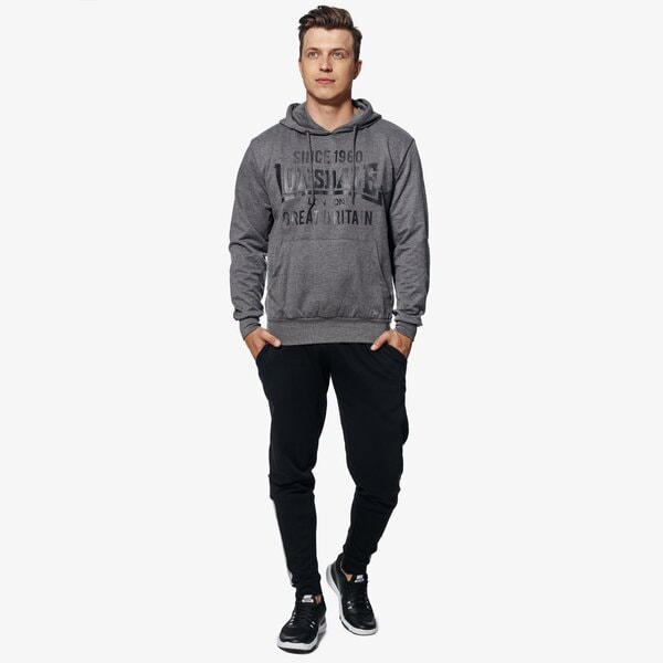 Bluza męska LONSDALE BLUZA WARTON 1137761590 kolor szary