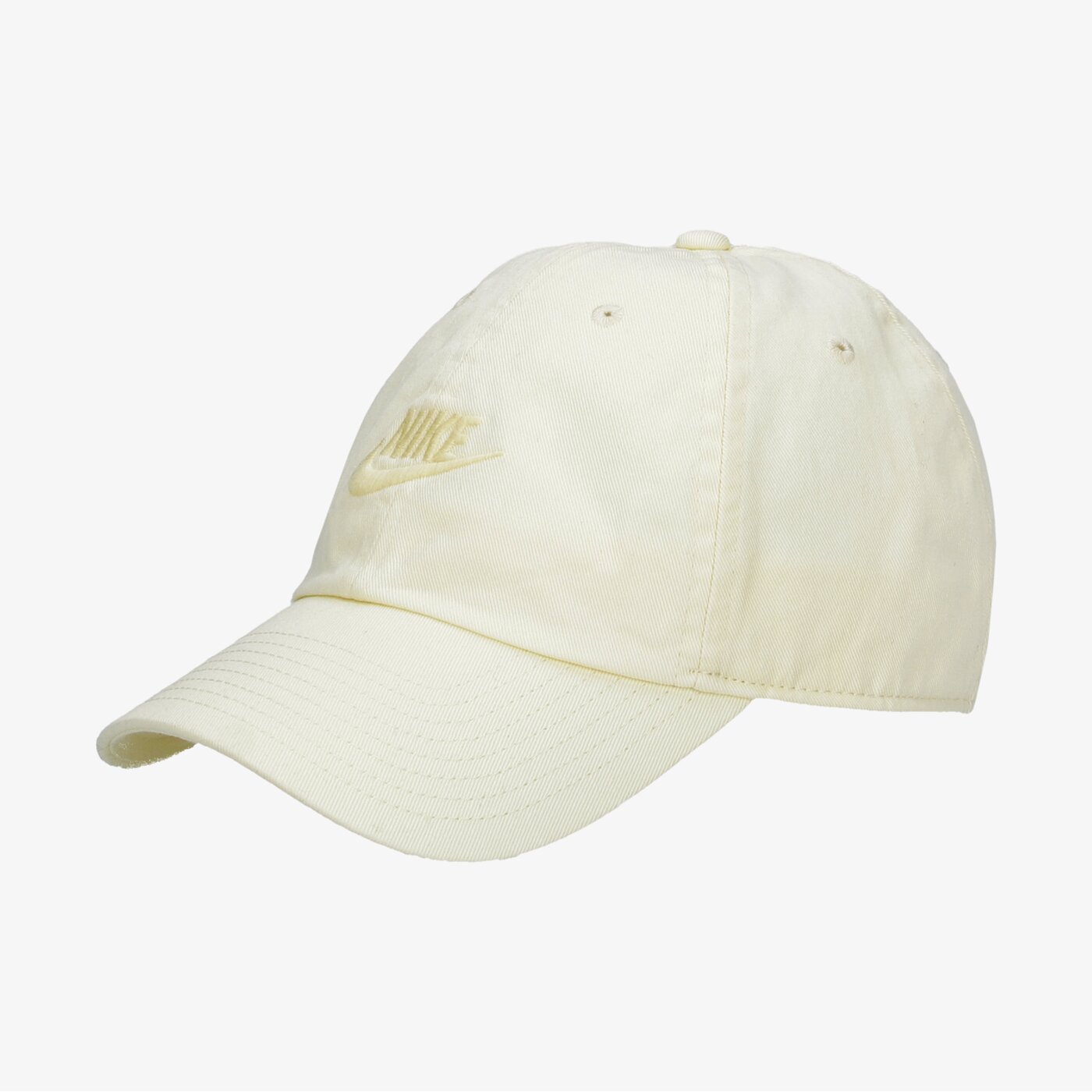 Czapka z daszkiem damska NIKE CZAPKA SPORTSWEAR HERITAGE86 FUTURA WASHED 913011-113 kolor żółty