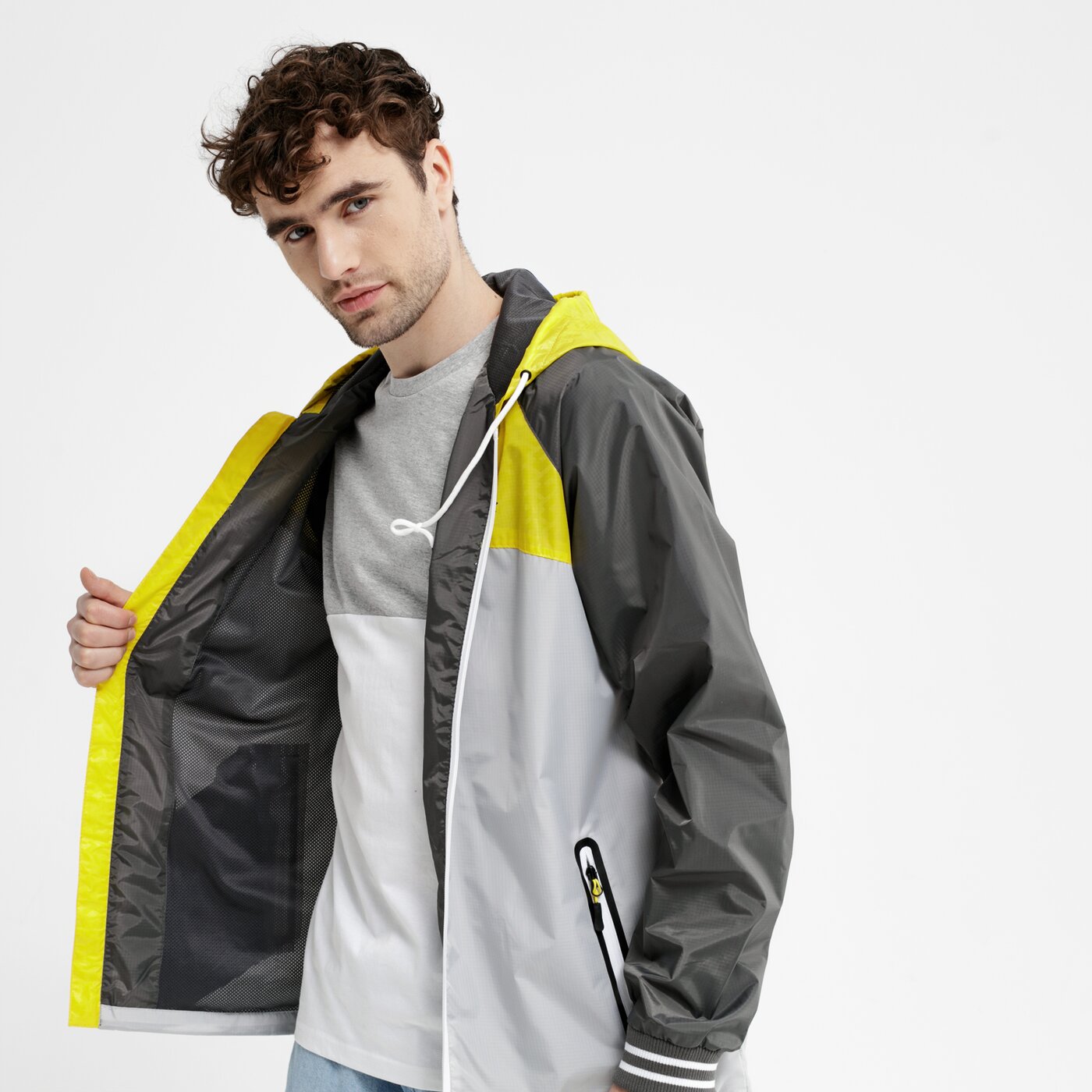 Kurtka przejściowa męska LOTTO KURTKA CANTU lo19kum20001 kolor szary