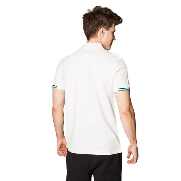 Koszulka polo męska LOTTO POLO BRODSY LOGO PLUS s0942 kolor biały