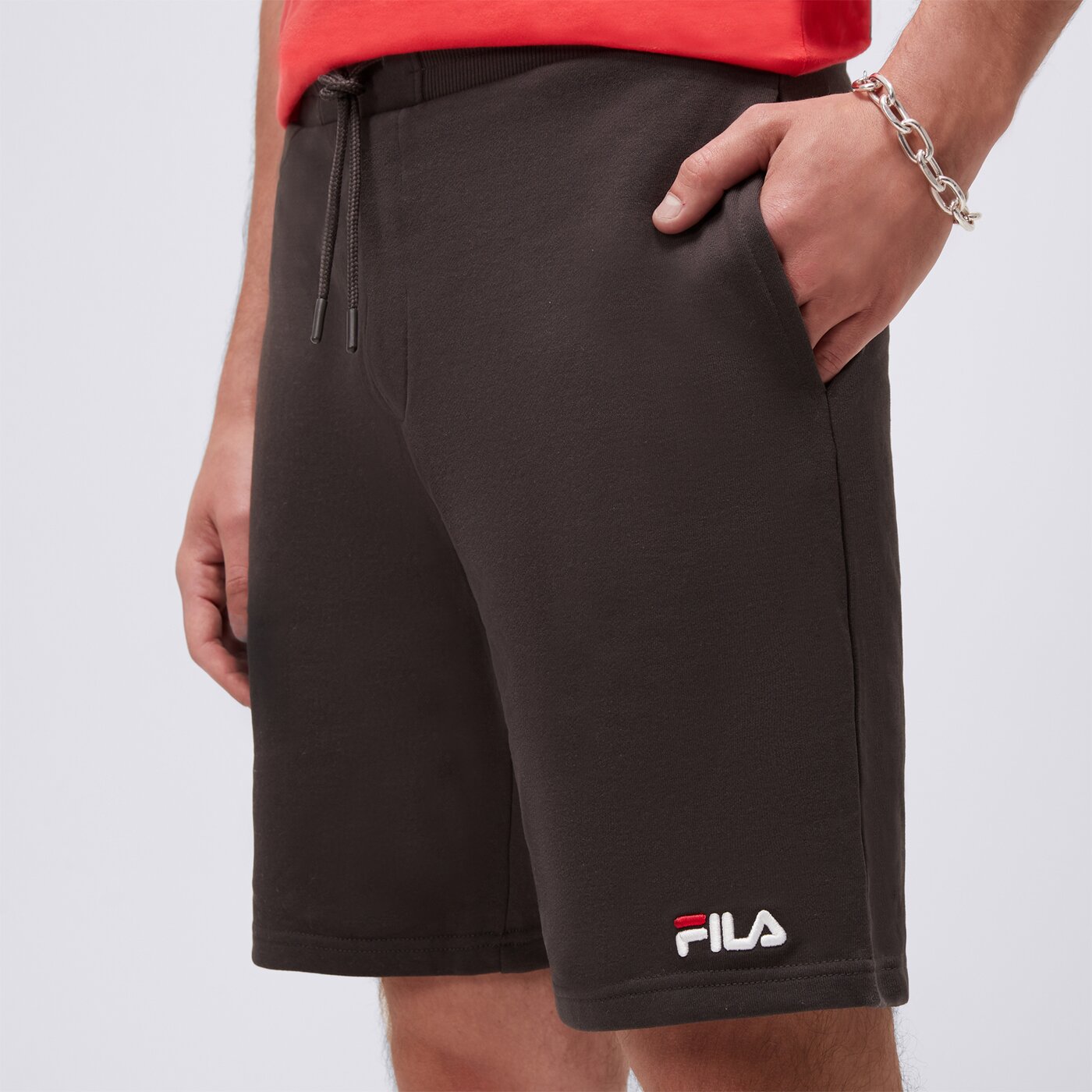 Spodenki męskie FILA SZORTY YELE ss23spm230235 kolor czarny