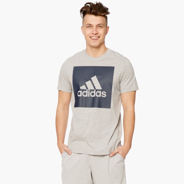 Koszulka męska ADIDAS T-SHIRT SS ESS BIGLOGO s98725 kolor szary