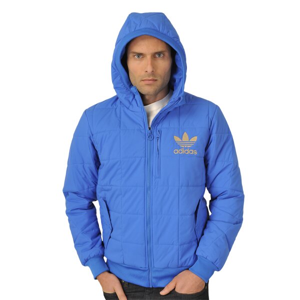 Kurtka zimowa męska ADIDAS KURTKA AC PADDED JACKET o57774 kolor niebieski