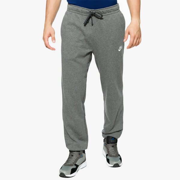 Spodnie dresowe męskie NIKE SPODNIE M NSW PANT CF FT CLUB 806676-071 kolor szary