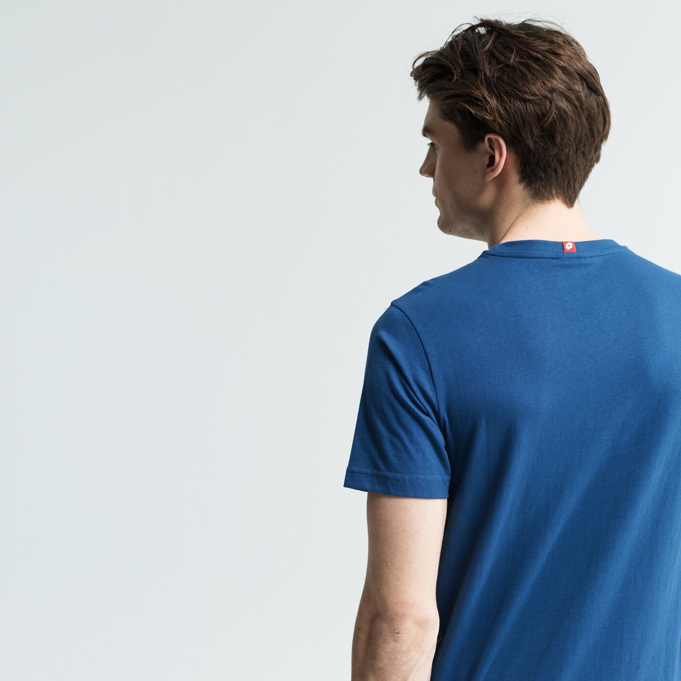 Koszulka męska LOTTO T-SHIRT SS LECCE lo19tsm19001 kolor granatowy