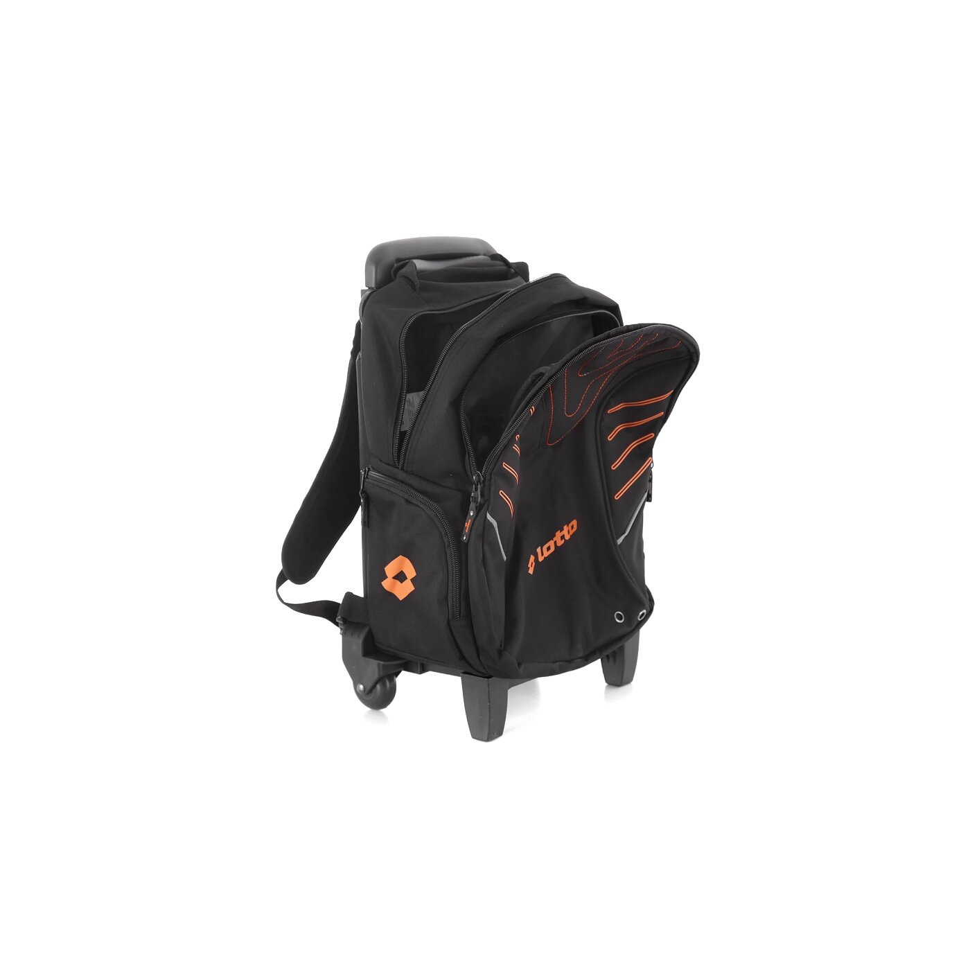 Plecak damski LOTTO PLECAK NA KÓŁKACH BERGAMO lo33plk01a kolor czarny