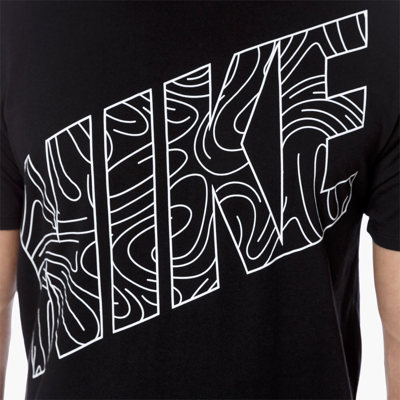 Koszulka męska NIKE T-SHIRT M KAISHI BLOCK 834725010 kolor czarny