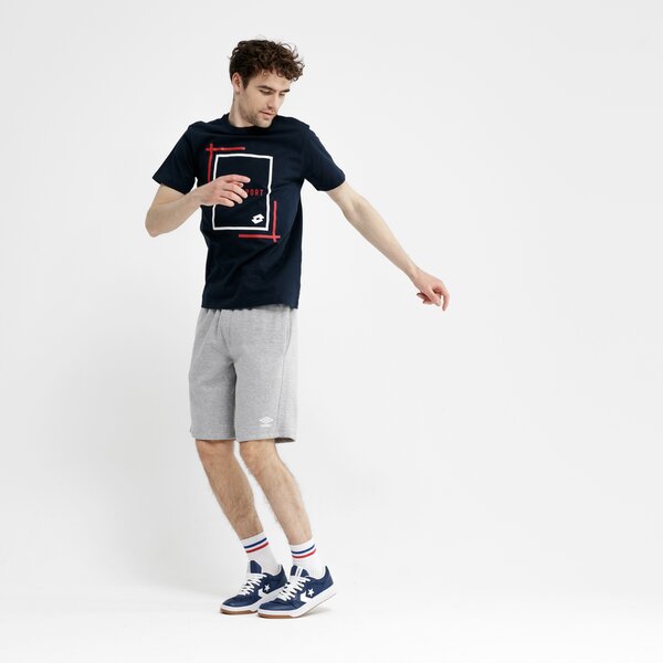 Koszulka męska LOTTO T-SHIRT SS CIAMPINO lo19tsm25002 kolor granatowy