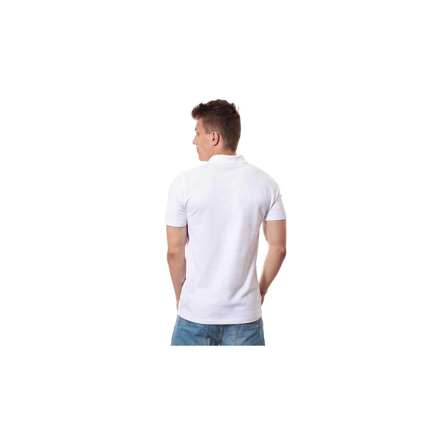 Koszulka polo męska UMBRO POLO PIQUE 62533u86d kolor biały