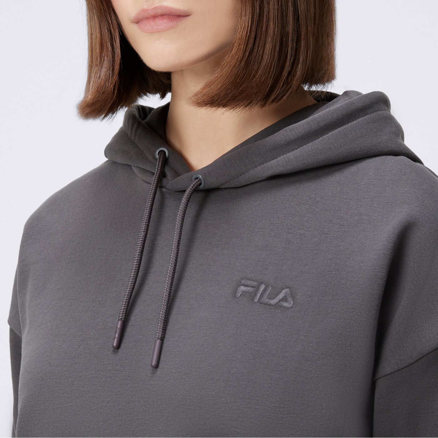 Bluza damska FILA BLUZA Z KAPTUREM SANDRA fw25spw030291 kolor szary