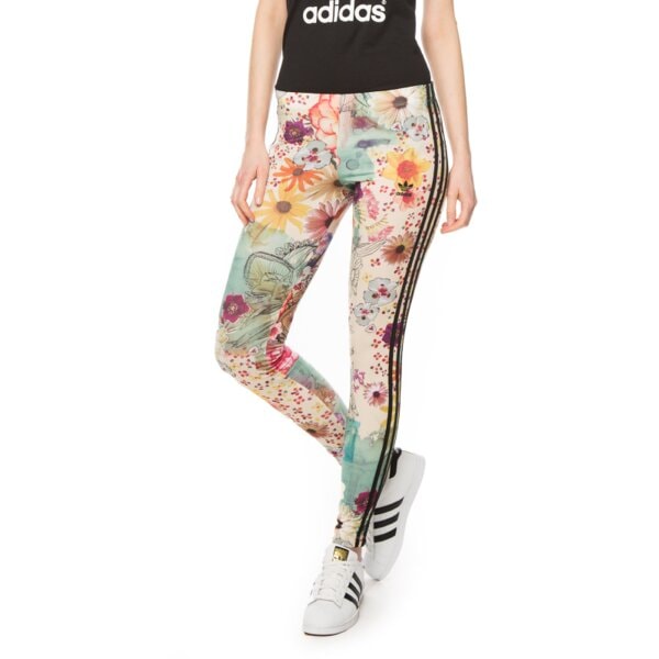 Spodnie dresowe damskie ADIDAS SPODNIE 3STR LEGGINGS aj8173 kolor multicolor
