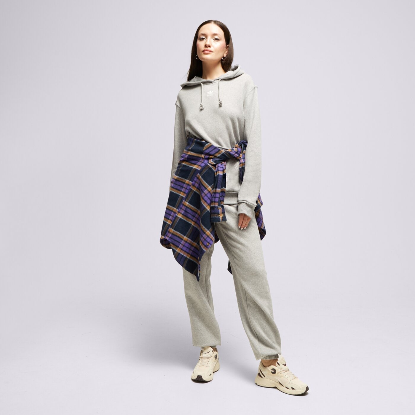 Bluza damska ADIDAS BLUZA Z KAPTUREM HOODIE ij9760 kolor szary