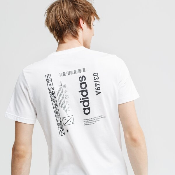 Koszulka męska ADIDAS T-SHIRT M SYMB T fm6084 kolor biały