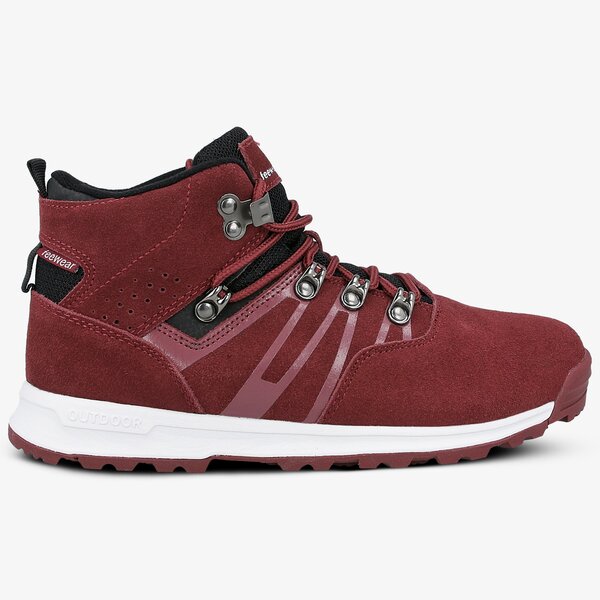 Buty outdoor damskie FEEWEAR PUBLIC WMNS fwwo217004 kolor bordowy