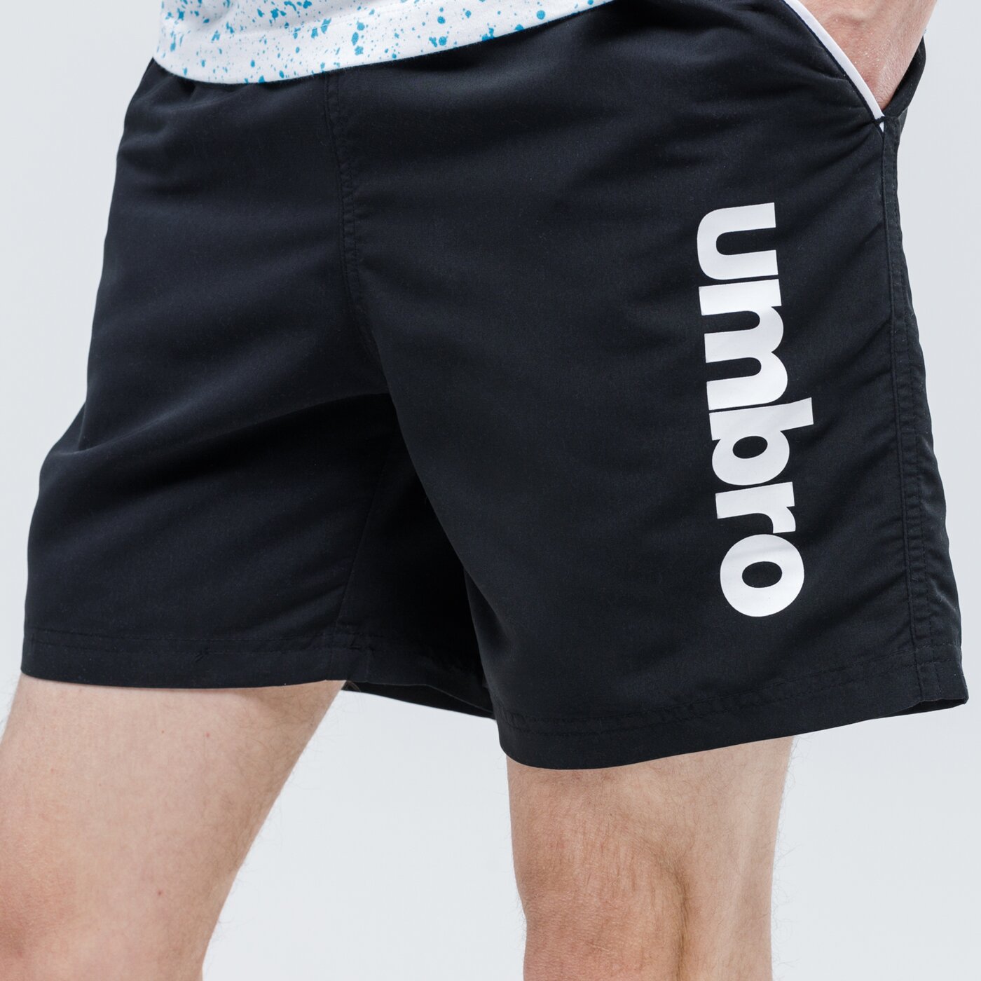 Kąpielówki męskie UMBRO SZORTY VALINI ul120szm22004 kolor czarny