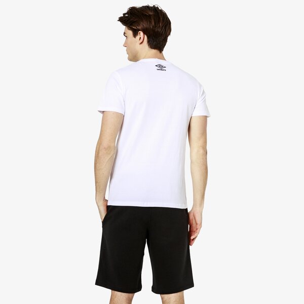 Koszulka męska UMBRO T-SHIRT SS ZANTO ul19tsm27002 kolor biały